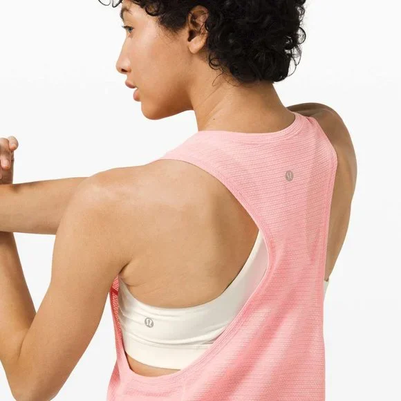 💗SEE VIDEO 💗Cute Lululemon Stronger As One Muscle Tank Azalea Pink - Picture 9 of 16